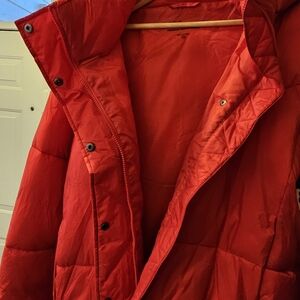 BCBGeneration Vibrant Red Puffer Coat